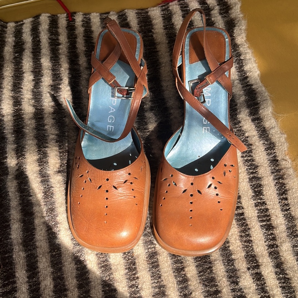 Barbie Rampage square toe heels 9M